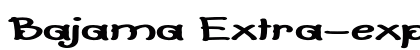 Bajama Extra-expanded Bold Preview