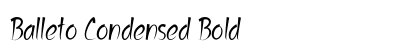 Balleto Condensed Bold Preview