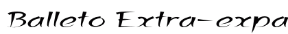Balleto Extra-expanded Bold Preview