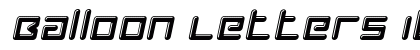 Balloon Letters Italic preview