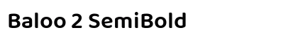Baloo 2 SemiBold Preview