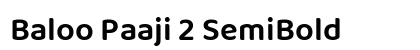 Baloo Paaji 2 SemiBold Preview