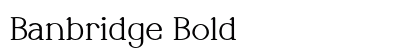 Banbridge Bold preview