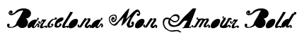 Barcelona Mon Amour Bold Italic preview