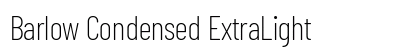 Barlow Condensed ExtraLight Preview