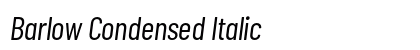 Barlow Condensed Italic Preview