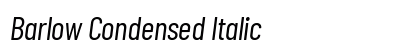 Barlow Condensed Italic Preview