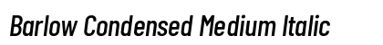 Barlow Condensed Medium Italic Preview