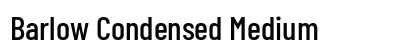 Barlow Condensed Medium Preview