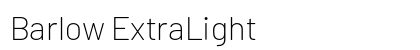 Barlow ExtraLight Preview