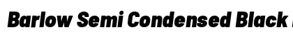 Barlow Semi Condensed Black Italic Preview