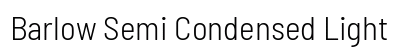 Barlow Semi Condensed Light Preview