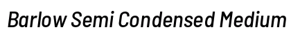 Barlow Semi Condensed Medium Italic Preview