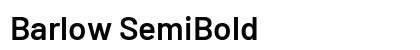 Barlow SemiBold Preview