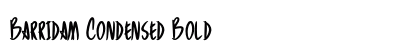 Barridam Condensed Bold Preview