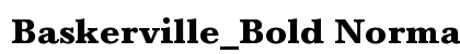 Baskerville_Bold Normal preview