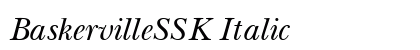BaskervilleSSK Italic Preview