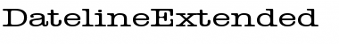 DatelineExtended Font