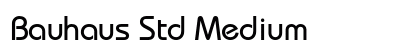 Bauhaus Std Medium Preview