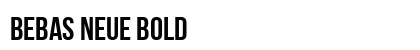 Bebas Neue Bold preview