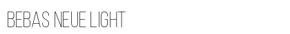 Bebas Neue Light Preview