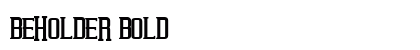 Beholder Bold preview
