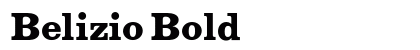 Belizio Bold preview