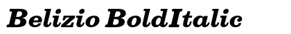 Belizio BoldItalic Preview