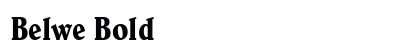 Belwe Bold preview