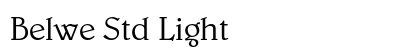 Belwe Std Light Preview