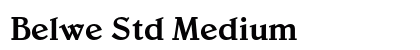 Belwe Std Medium Preview