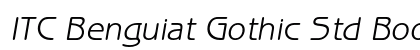 ITC Benguiat Gothic Std Book Oblique preview