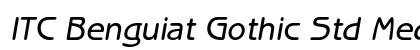 ITC Benguiat Gothic Std Medium Oblique Preview