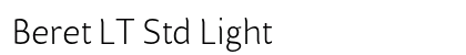 Beret LT Std Light Preview