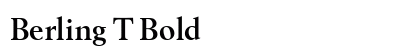 Berling T Bold preview