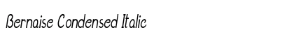 Bernaise Condensed Italic Preview