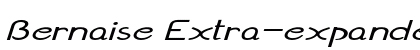 Bernaise Extra-expanded Italic preview