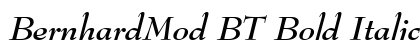 BernhardMod BT Bold Italic Preview