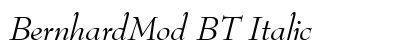 BernhardMod BT Italic Preview