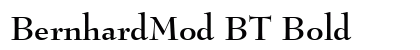 BernhardMod BT Bold preview