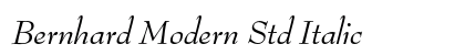 Bernhard Modern Std Italic Preview