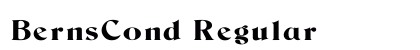 BernsCond Regular preview