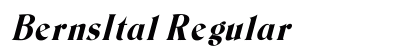 BernsItal Regular preview