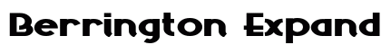 Berrington Expanded Bold preview