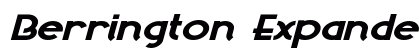Berrington Expanded Italic Preview