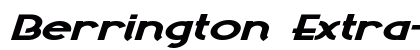Berrington Extra-expanded Italic preview