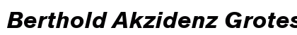Berthold Akzidenz Grotesk BE Regular Preview