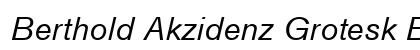 Berthold Akzidenz Grotesk BE Regular Preview