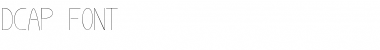 Download Dcap Font Download Dcap Font