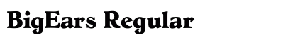 BigEars Regular preview